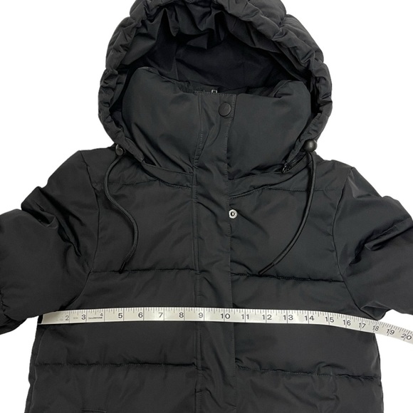 Ripzone puffer parka long Jacket size XS black quilted Winter Jacket - Picture 5 of 15